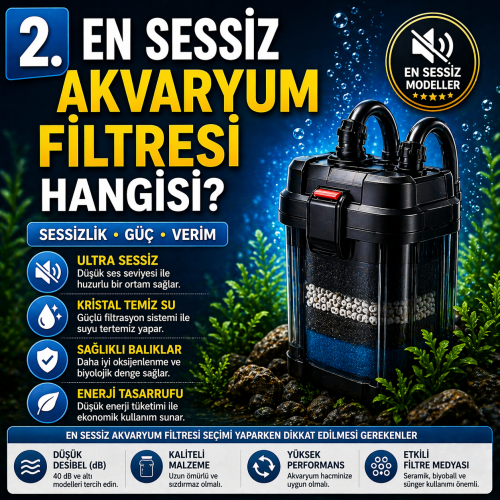 En Sessiz Akvaryum Filtresi Hangisi?